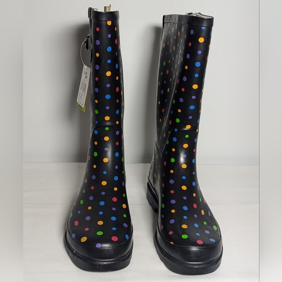 NEW Western Chief Womens Printed Tall Rain Boot Sz 8 - Picture 3 of 4